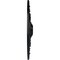 Ekena Millwork Naple Ceiling Medallion (Fits Canopies up to 3 3/8"), Hand-Painted Jet Black, 37 1/2"OD x 3 3/8"P CM37NABLF - alternate 2